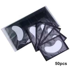 BulkPro 100-Pair Under-Eye Gel Pads - Premium Isolation Eye Patches for Lash Extensions