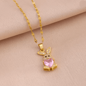 BunnyGleam Stainless Steel Jewelry Set