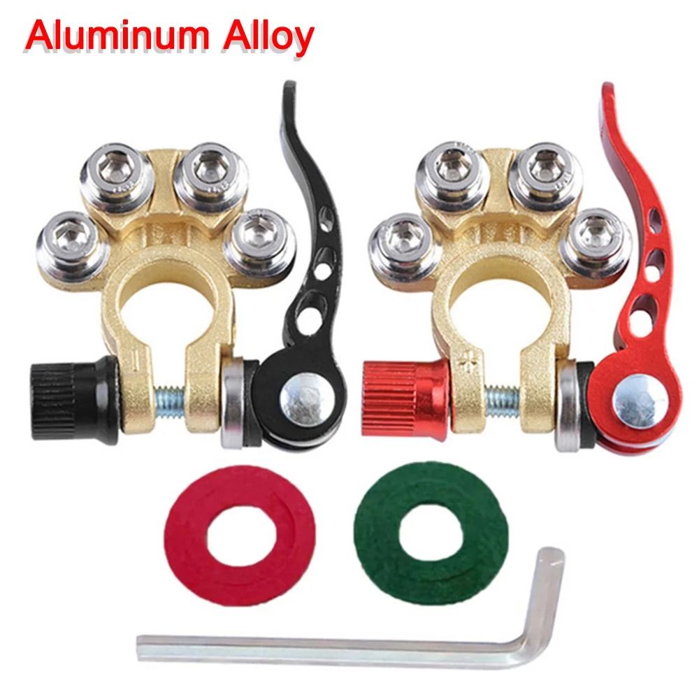 Car Battery Terminal Connectors Quick Release Disconnect Set