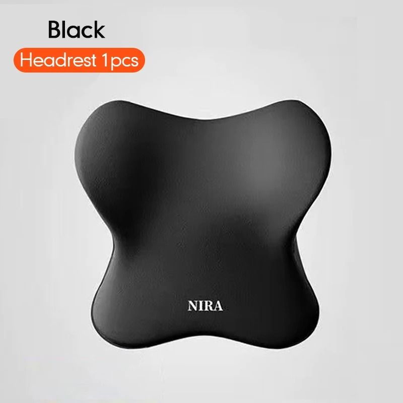 Car Headrest & Lumbar Support Set - High-Performance Memory Foam Neck & Backrest Cushion