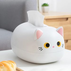Cartoon Style Multi Functional Tissue Box And Storage Ornament