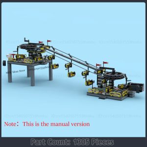 Chairlift Building Block Diy Technology Motor Puzzle Toy Educational Science Creative MOC Bricks Xmas Gifts