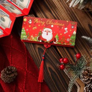 Christmas Red Envelope Money & Gift Card Holder - Festive Wallet