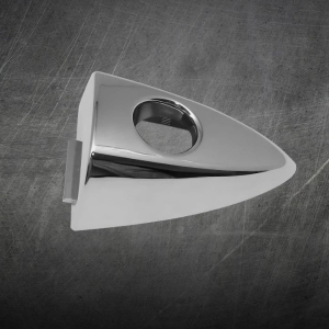 Chrome Front Driver Door Handle Key Bezel Cover, Durable Car Keyhole Bezel, Simple Install, High-Quality Material