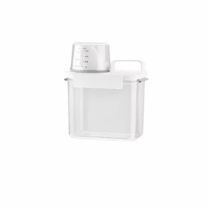 Clear Washing Powder Box, Airtight Laundry Detergent Dispenser, Liquid Container with Lids for Storage