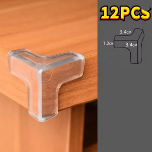 ClearShield Silicone Table Corner Protectors Baby Safety Edge Guards