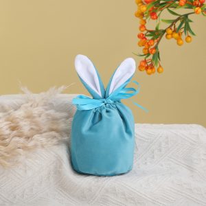 Cloth Pouch Easter Rabbit Ears, Cute Bunny Gift Bags, Chocolate Bags for Wedding, Birthday, Party Favor