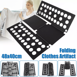 Clothes Fast Folder Folding Board for Laundry, Adjustable T-Shirt Flip Organizer Tool