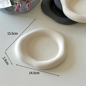 Cloud Shape Silicone Coasters - High-Performance Imitation Ceramic Heat Insulation & Non-Slip Drink Mat