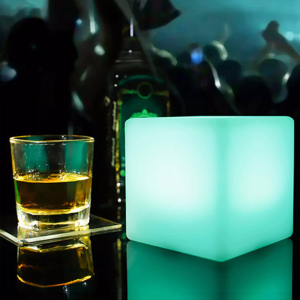 Color Changing LED Cube Light With Remote Control