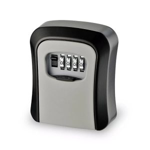 Combination Wall Mount Key Lock Box, 4 Digit Key Safe Lock Box, Security Storage Case ABS