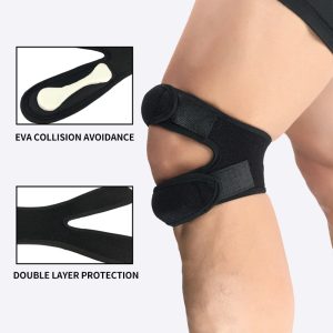 Compression Knee Support, Sports Patellar Band Running, Meniscus Protection Knee Band for Active Use