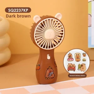 Cool Cartoon Mini Handheld Fan, Summer Rechargeable Fan, Student Gifts, Office Supplies