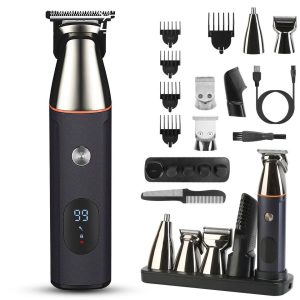 Cordless Men Electric Shaver, Razor Trimmer Hair Shaver, Grooming Kit Gift Set