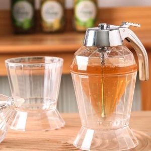 Creative Press-Type Honey & Syrup Dispenser