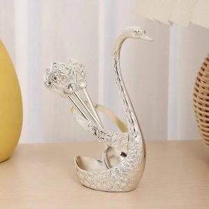 Creative Swan Cutlery Storage Set