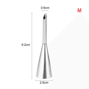 CremeCraft Stainless Steel Puff Nozzle Set for Cake and Pastry Decorating