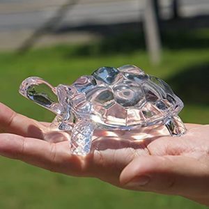 Crystal Turtle Ornament | Mini Lucky Turtle Statue for Home, Office & Desk Decoration