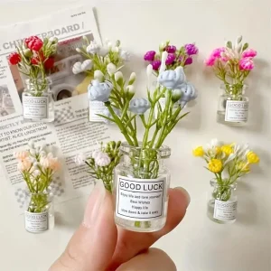 Cute Mini Refrigerator Magnets, Mini Small Vase, Fun Kitchen Decoration Holiday Gift Idea