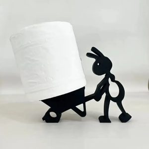 Cute Minimalist Animal Tissue Holder Paper Roll Holder Gift Idea