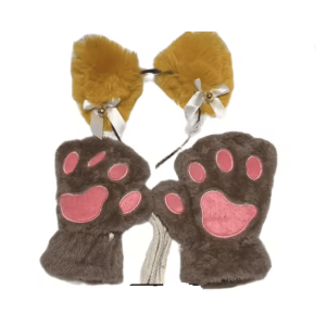 CutePaws Winter Cat Costume Set