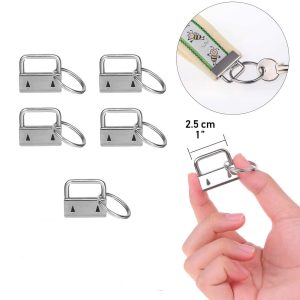 Decorative Keychain Tail Clip Set, DIY Hardware Pendant Making Accessories