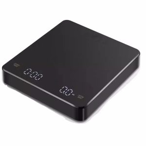 Digital Coffee Scale with Timer, Rechargeable USB, LED Screen, High Precision for Kitchen & Espresso Machines