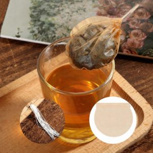 Disposable Empty Tea Bags Drawstring, Seal Teabags for Herbs & Tea Brewing