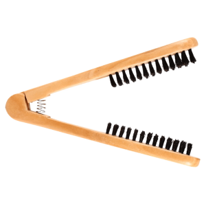 Double Brush Head Wooden Hair Comb Anti Static Styling Tool