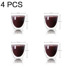 Double Wall Glass Coffee Tea Cup