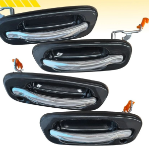 Durable Front Rear Outside Door Handles Set, Simple Installation, Quality Replacement Parts
