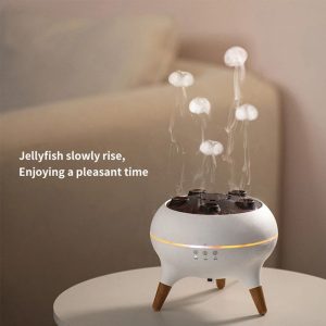 Dynamic Jellyfish & Gradient Flame Air Humidifier - Smart Essential Oil Aroma Diffuser