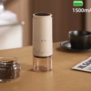Electric Conical Burr Coffee Grinder with Adjustable Settings