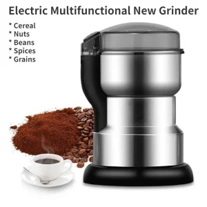 Electric Multifunction Coffee Grinder for Beans Spices and Grains