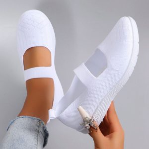 Elevated Breathable Mesh Walking Sneakers