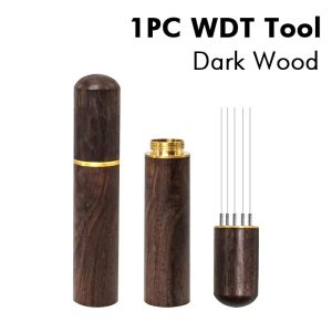 Espresso WDT Coffee Stirrer - Wood Handle Needle Distributor Tool for Even Extraction
