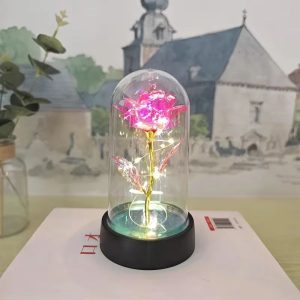 Eternal Artificial Rose LED Light Flower Valentine's Gift for Girlfriend