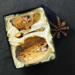 European Bone China Coffee And Tea Cup Gift Set