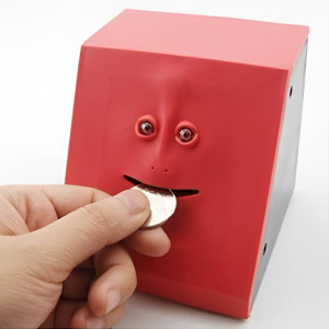 Face-Shaped Coin Saving Box - Fun Kids Money Bank, Perfect Birthday & Christmas Gift
