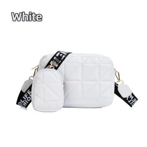 Fashionable Diamond-Patterned Mobile Phone Bag Two-Piece Set