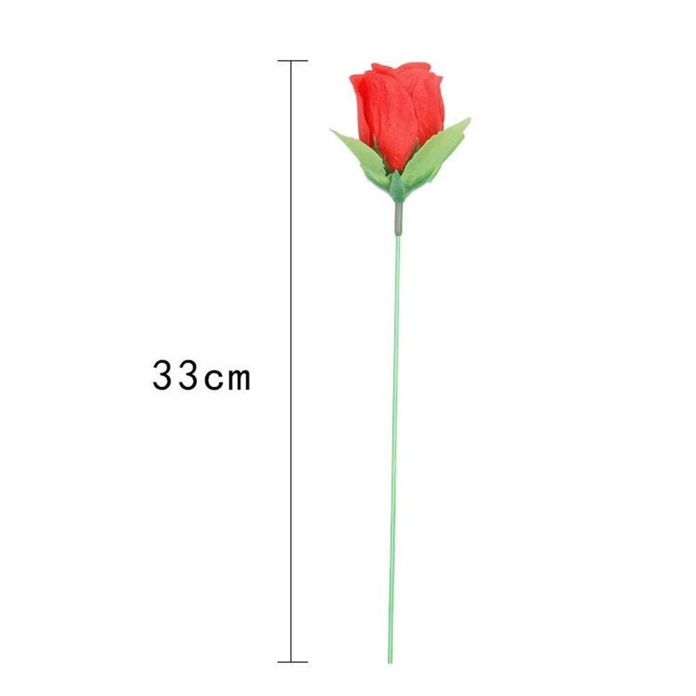 Flame To Red Rose Magic Trick Torch Surprise Prop