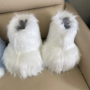 Fluffy Kig Fursuit Cosplay Paw Shoes