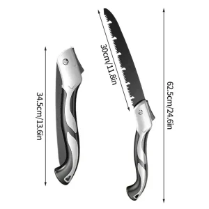 Folding Portable Saw for Garden Pruner, Multifunctional Outdoor Logging Saw for Tree Work