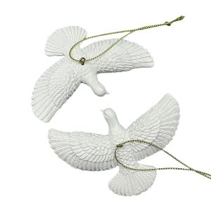 Friendship Doves Resin Christmas Ornament