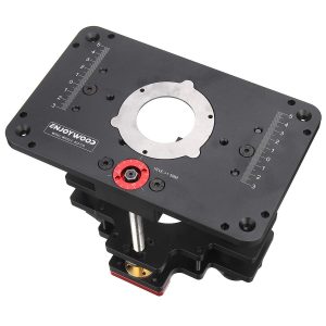 GD7 PRO Router Lift for 65mm/69mm Wood Router, Precision Woodworking Lift System for Router Table Set Up with Aluminum