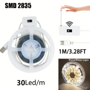 Gesture Sensor LED Strip Light - Dimmable Hand Sweep Night Lighting