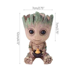 Groot Planter Flower Pot Set | Tree-Man Character Indoor Planter & Home Office Decor Gift
