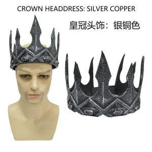 Halloween Baroque Metal Crown Royal Ball Party Tiara for Children Cosplay Cosplay item