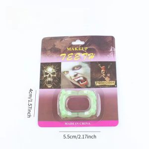 Halloween Glow-in-the-Dark Vampire Fangs Scary Demon Teeth