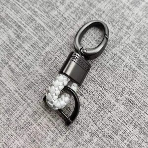 Hand Woven Leather Car Key Ring For Men And Women